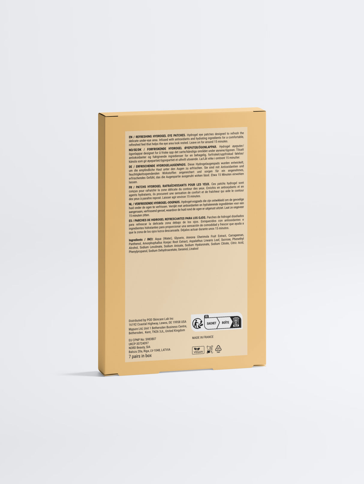 Patchs Contour des Yeux Rooibos Sans Gonflement